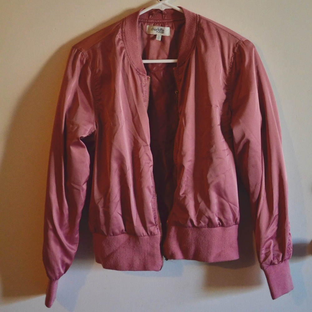 Pink Bomber Jacket